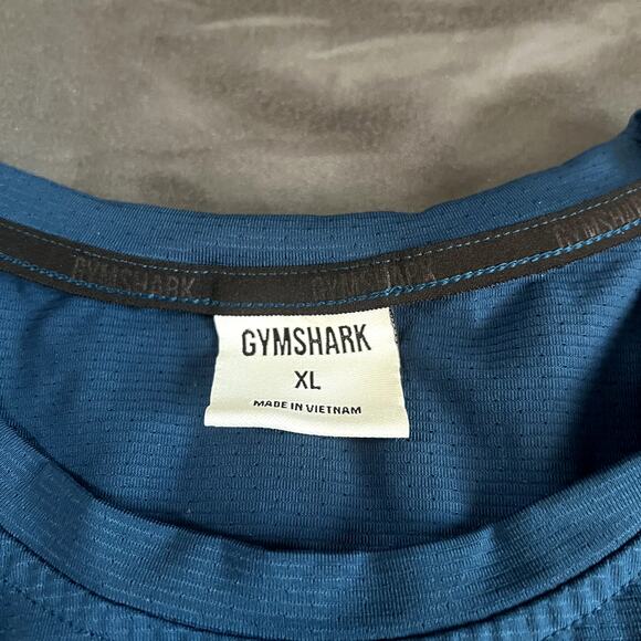 Gymshark Training Tank Top Men’s Size XL Blue Sleeveless Athletic Shirt NWT - Picture 4 of 13